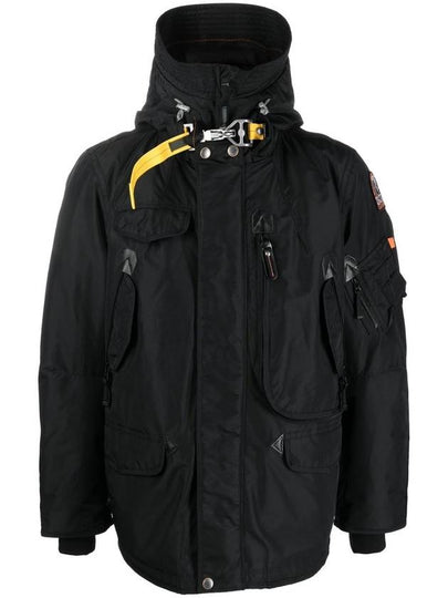 Right Hand Down Hooded Parka Black - PARAJUMPERS - BALAAN 2