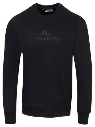 Alpha Crew Neck AMJS08922 9999 Men's Alpha Crew Neck - J.LINDEBERG - BALAAN 2