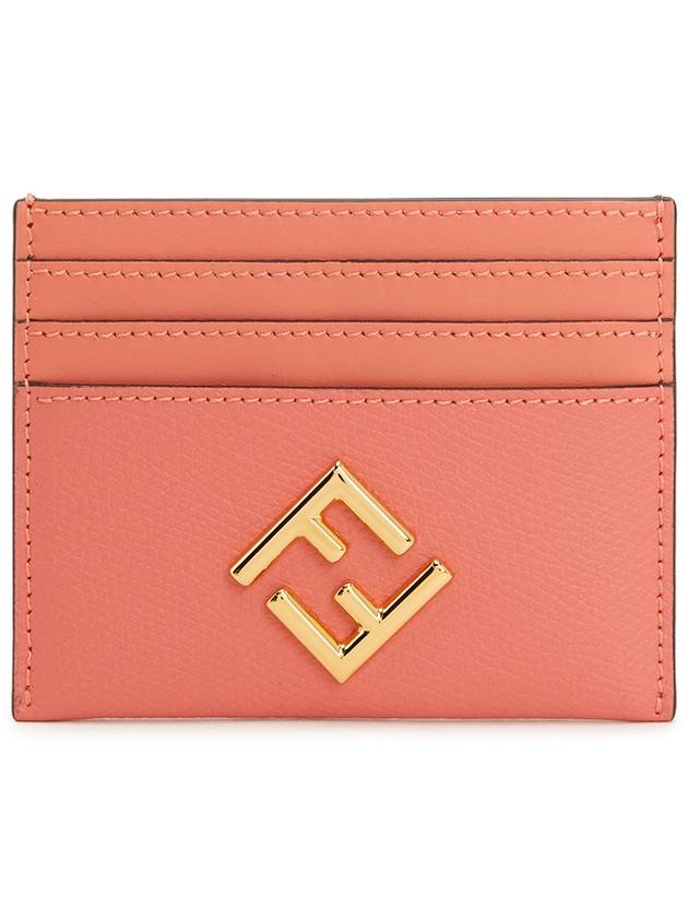 FF Diamond Card Wallet Pink - FENDI - BALAAN 2