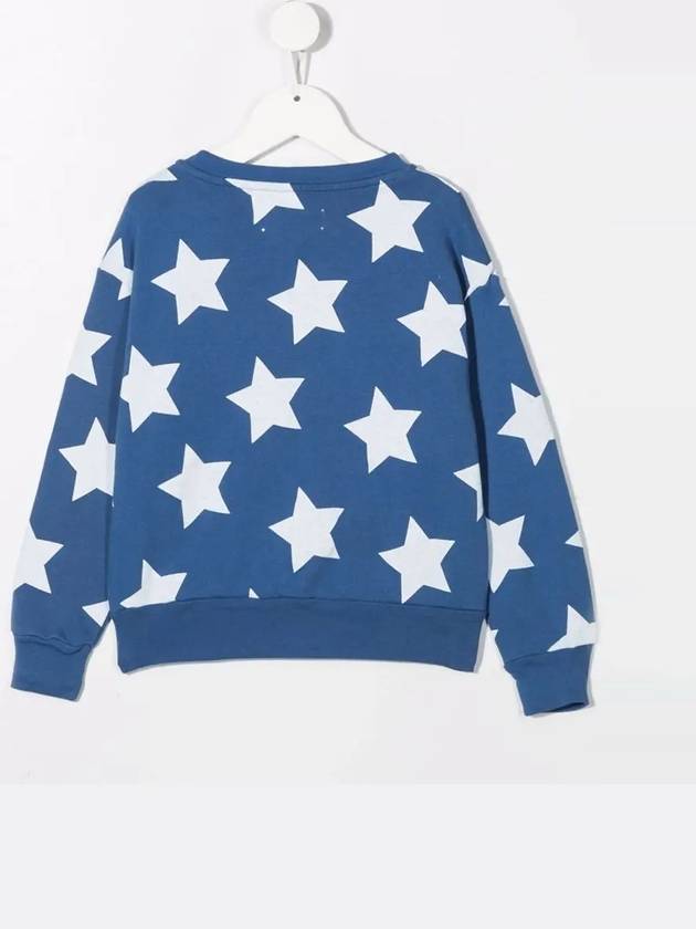 Kids Star Pattern Sweatshirt Blue S22016 260AD - THE ANIMALS OBSERVATORY - BALAAN 3