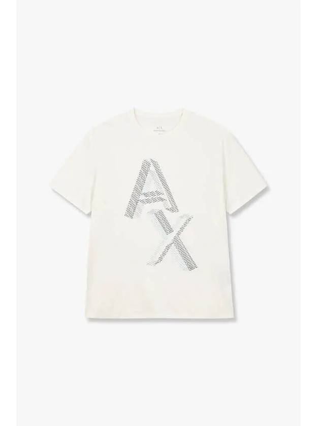 Men s Logo Graphic Easy T Shirt Cream - ARMANI EXCHANGE - BALAAN 1