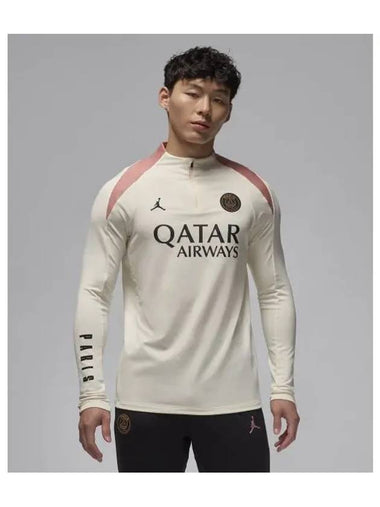 Jordan Paris Saint Germain Strike 3rd Dry Fit Soccer Drill Top M Pale Ivory Rust Pink Black FQ2625 111 - NIKE - BALAAN 1