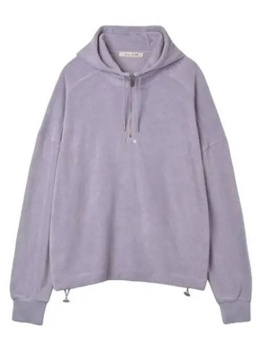 Toweling hooded lilac t shirt hoodie - 1017 ALYX 9SM - BALAAN 1