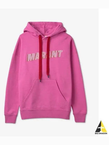 Mansell Logo Hoodie Pink SW0001FAA1M82E40PK - ISABEL MARANT - BALAAN 1