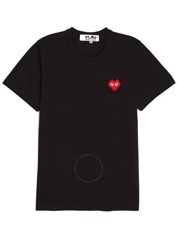 Cdg Play Invader Heart Pixel T-Shirt, Size Medium - COMME DES GARCONS PLAY - BALAAN 1