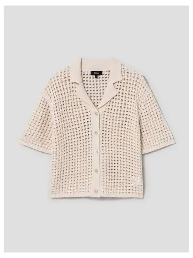 Women s Polish Twist Sunken Camp Shirt Blouse Nambang Bon Domestic Product - THEORY - BALAAN 1