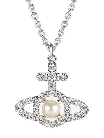 Olympia Pearl Pendant Necklace Silver - VIVIENNE WESTWOOD - BALAAN 2