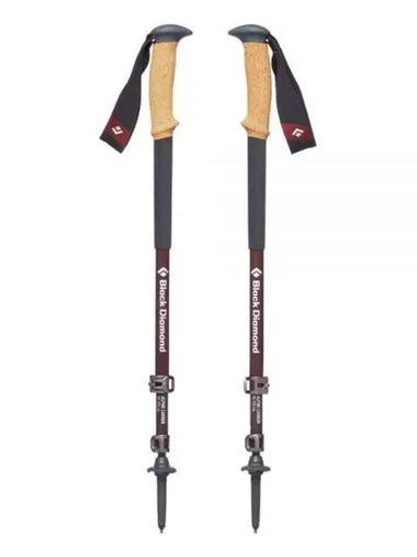 BLACK DIAMOND 24 Alpine carbon cork trekking poles W BD112515 ALP - BLACKBROWN - BALAAN 1