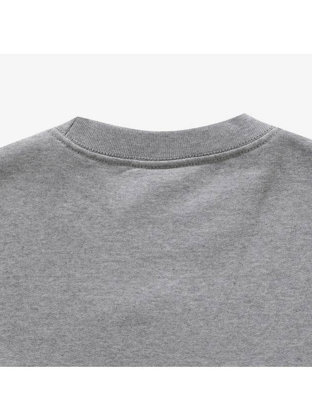 Zebra Patch Organic Cotton Sweatshirt Grey - PAUL SMITH - BALAAN 5