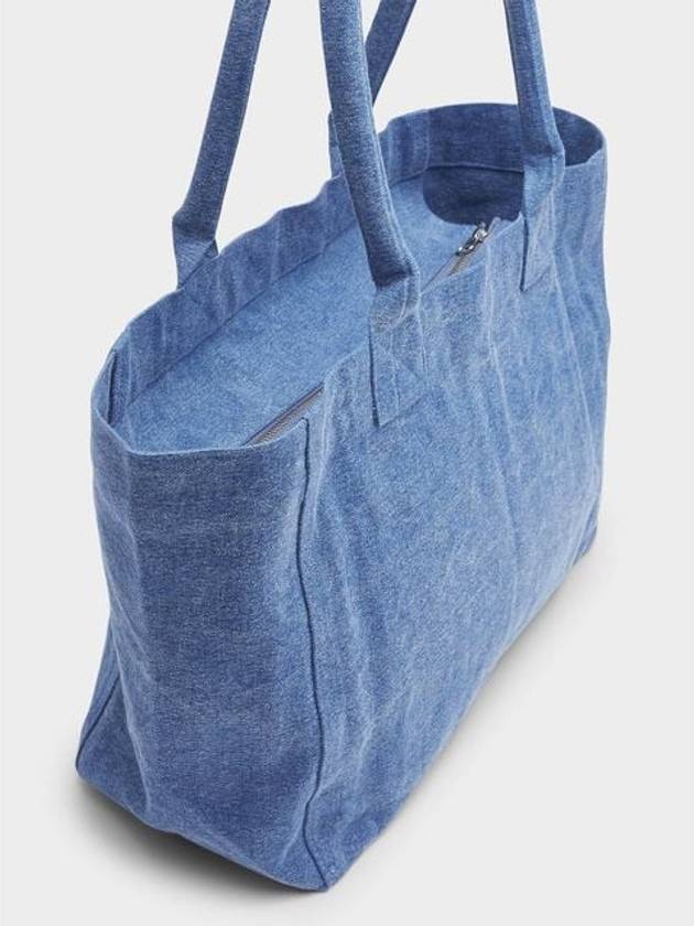 Enki Zipper Tote Bag Blue - ISABEL MARANT - BALAAN 4