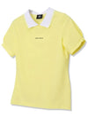 Puff Short Sleeve T-Shirt Women YELLOW - 20THHOLE - BALAAN 5