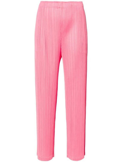 MC February Pleated Straight Pants Pink - ISSEY MIYAKE - BALAAN 2