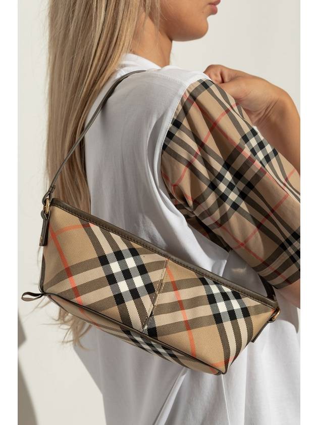 Check Mini Shoulder Bag Sand - BURBERRY - BALAAN 3