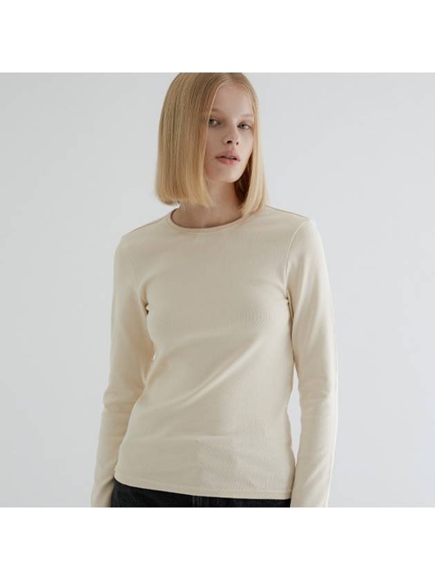 Pure Flice Round T-shirt Beige - LE SOLEIL MATINEE - BALAAN 2