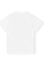 Relaxed Lemon T-Shirt Bright White - GANNI - BALAAN 7