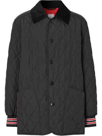 Andover Quilted Jacket Black - BURBERRY - BALAAN 2