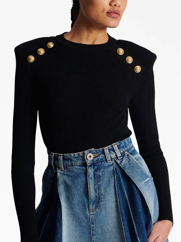 Balmain Sweaters Black - BALMAIN - BALAAN 6