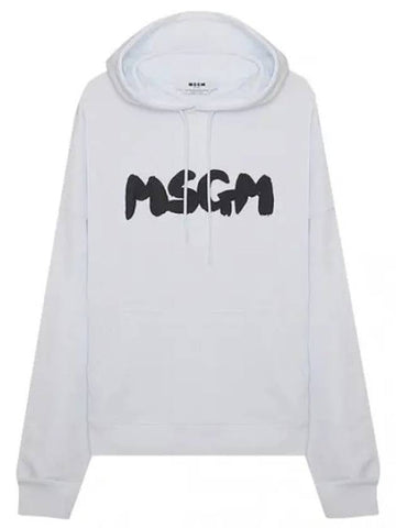 Cloud Logo Hooded Sweatshirt Women - MSGM - BALAAN 1