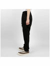 Creatch Cargo Desostring Cotton Straight Pants Black - RICK OWENS - BALAAN 4