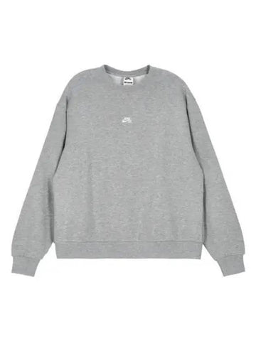 Skateboarding SB Fleece Crew Neck Essentials Logo Dark Gray Heather - NIKE - BALAAN 1