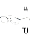 Titanium Glasses Frame VDH122 0E70 Navy Ultralight - DUNHILL - BALAAN 1