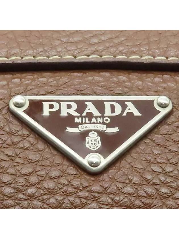 brown shoulder bag - PRADA - BALAAN 4