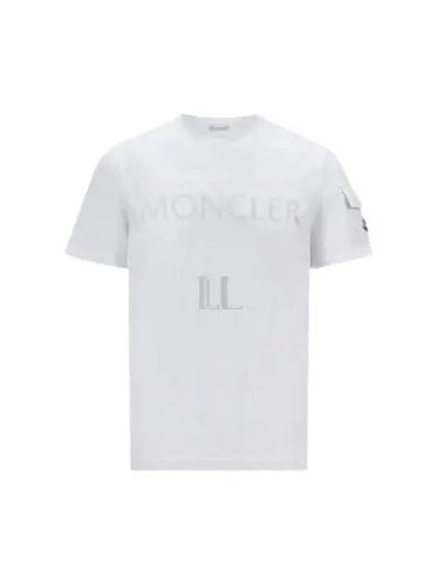 Logo Short Sleeve T-Shirt Optical White - MONCLER - BALAAN 2