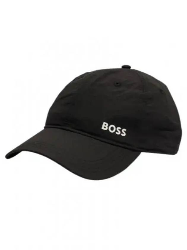 Patch Logo Nylon Ball Cap Black - HUGO BOSS - BALAAN 2