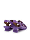 Women's Dina Leather Sandal Heels Purple - CAMPER - BALAAN 4