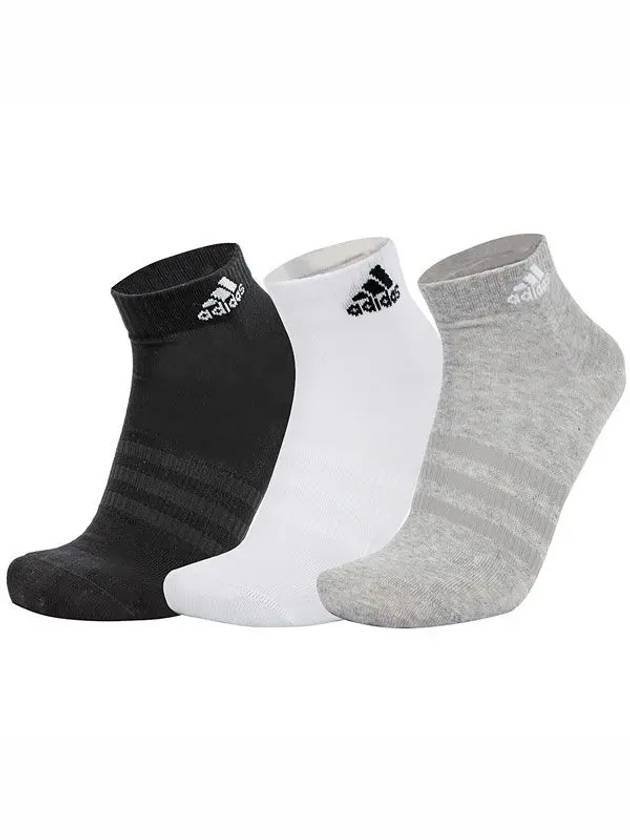 Thin And Light Ankle Socks 3 Pairs - ADIDAS - BALAAN 3