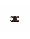 Triomphe Large Hair Clip Dark Havana - CELINE - BALAAN 1