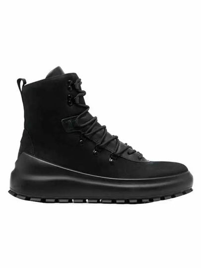 Hiking Leather Walker Boots Black - STONE ISLAND - BALAAN 2