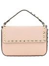 Rockstud Chain Cross Bag Pink - VALENTINO - BALAAN 5