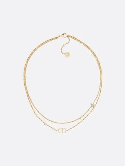 Petit CD Double Necklace Gold - DIOR - BALAAN 2