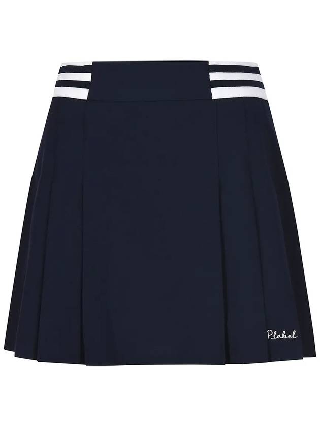 Waist color matching pleated mini skirt MW4MS609 - P_LABEL - BALAAN 5