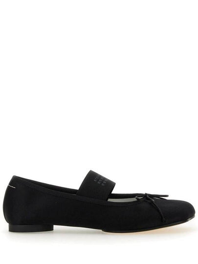 Anatomic Satin Ballerinas Flat Black - MAISON MARGIELA - BALAAN 2