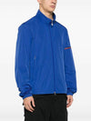 Ruinette Logo Patch Nylon Zip Up Jacket Blue - MONCLER - BALAAN 5