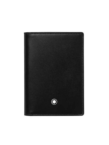 Meisterstück Flap Business Card Holder Black - MONTBLANC - BALAAN 1