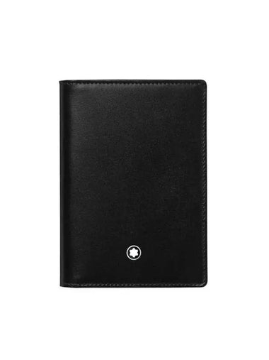 Meisterstück Flap Business Card Holder Black - MONTBLANC - BALAAN 1