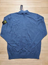 Logo Patch Cardigan Avio Blue - STONE ISLAND - BALAAN 8