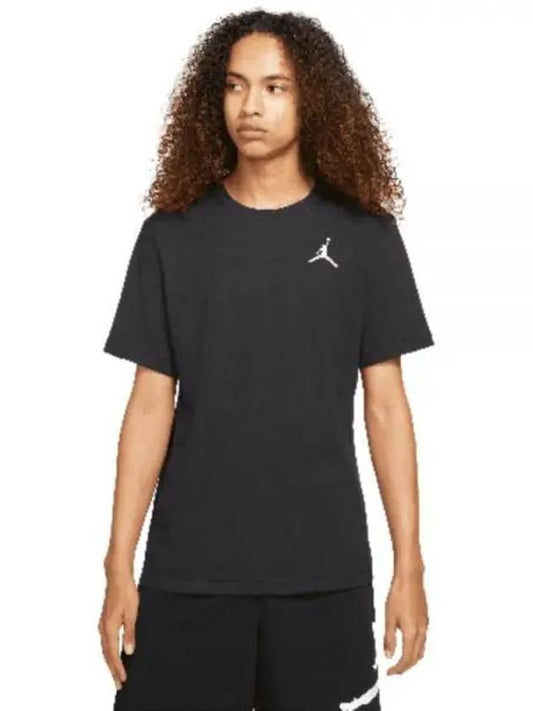 Jordan Jumpman Crew Neck Short Sleeve T Shirt Black - NIKE - BALAAN 2