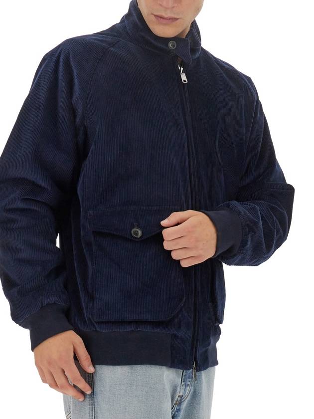 Harrington corduroa jacket navy - BARACUTA - BALAAN 5