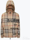 Men's Horseferry Print Check Hoodie Zip-up Beige - BURBERRY - BALAAN 2