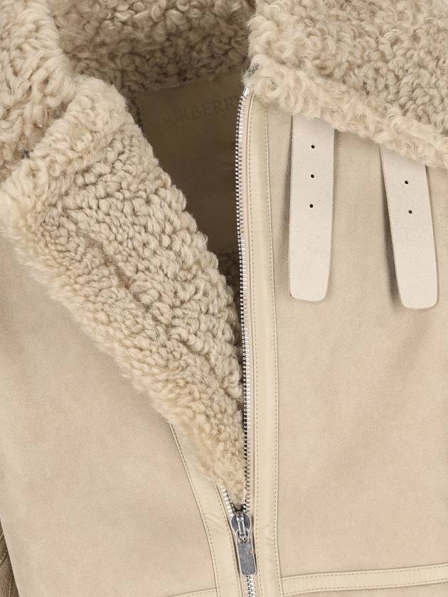 Aviator Shearling Jacket Field - BURBERRY - BALAAN 4