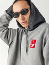 Unisex BXMXHD Door Box Sweat Hoodie Mix Gray - CHANCE'S NOI - BALAAN 3