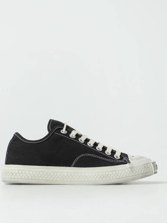 Canvas Low Top Sneakers Black - ACNE STUDIOS - BALAAN 2