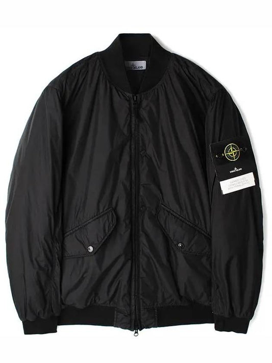 Reps R NY Bomber Jacket Black - STONE ISLAND - BALAAN 2