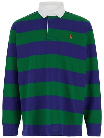 Striped Polo Shirt Green Royal - POLO RALPH LAUREN - BALAAN 2