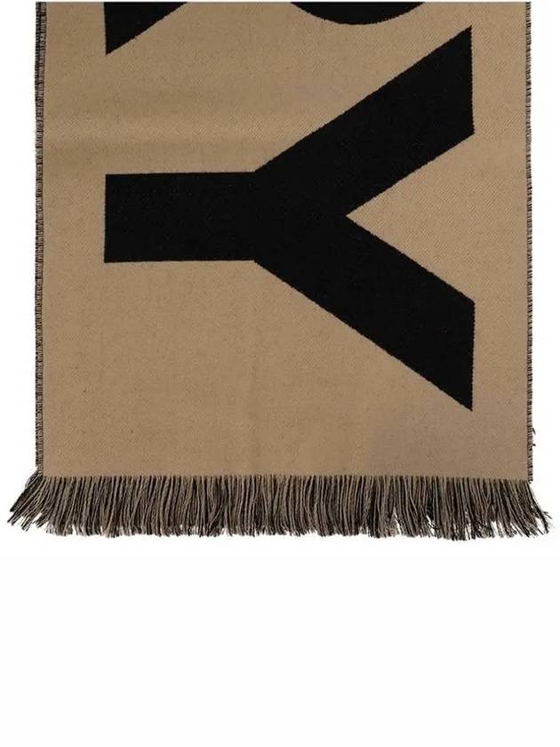 Logo Archive Scarf Brown - BURBERRY - BALAAN 2