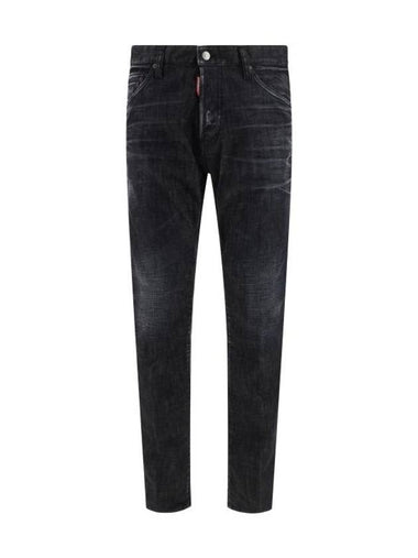 Easy Wash Cool Guy Straight Jeans Black - DSQUARED2 - BALAAN 1